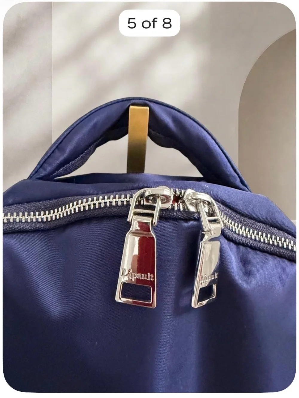 Lipault Kids' Navy Backpack - Compact School Bag